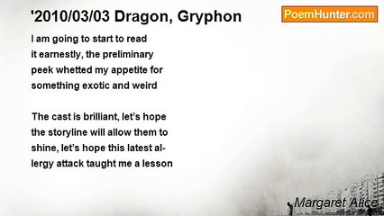 Margaret Alice - '2010/03/03 Dragon, Gryphon