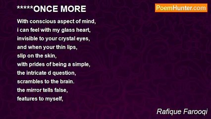 Rafique Farooqi - *****ONCE MORE