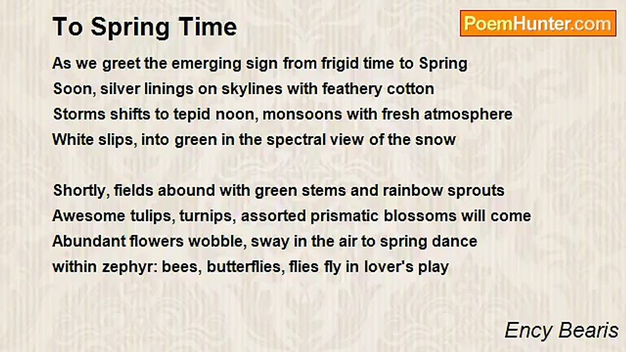 Ency Bearis - To Spring Time
