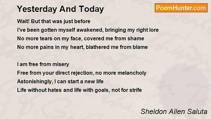 Sheldon Allen Saluta - Yesterday And Today