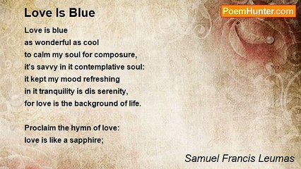 Samuel Francis Leumas - Love Is Blue