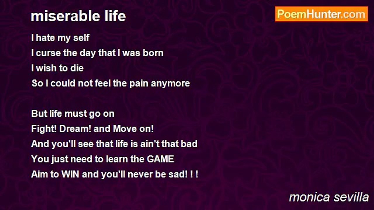 monica sevilla - miserable life