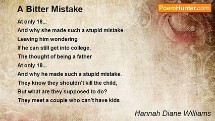 Hannah Diane Williams - A Bitter Mistake