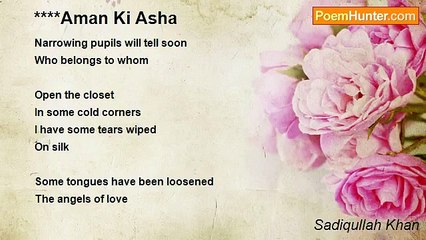 Sadiqullah Khan - Aman Ki Asha