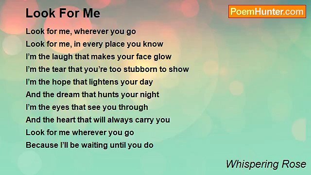 Whispering Rose - Look For Me