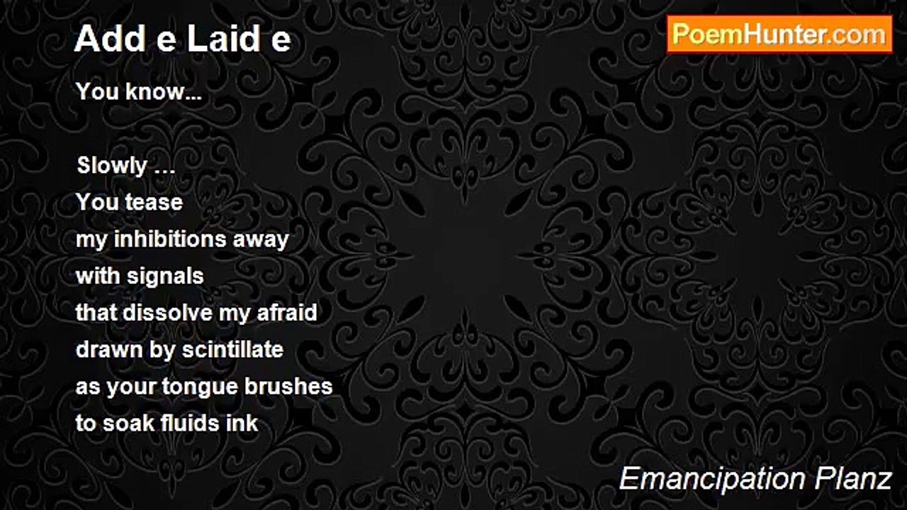 Emancipation Planz - Add e Laid e