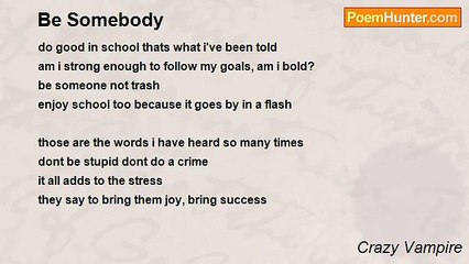 Crazy Vampire - Be Somebody