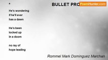 Rommel Mark Dominguez Marchan - *                                   BULLET PROOF HEAD