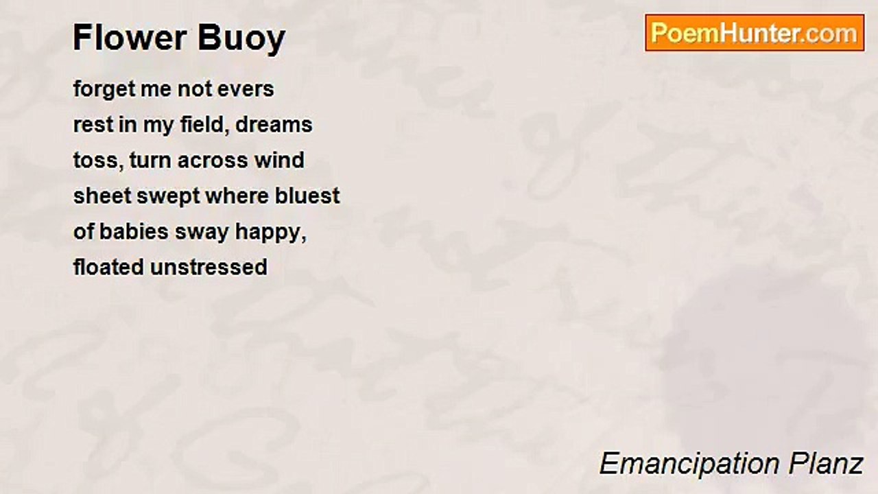 Emancipation Planz - Flower Buoy