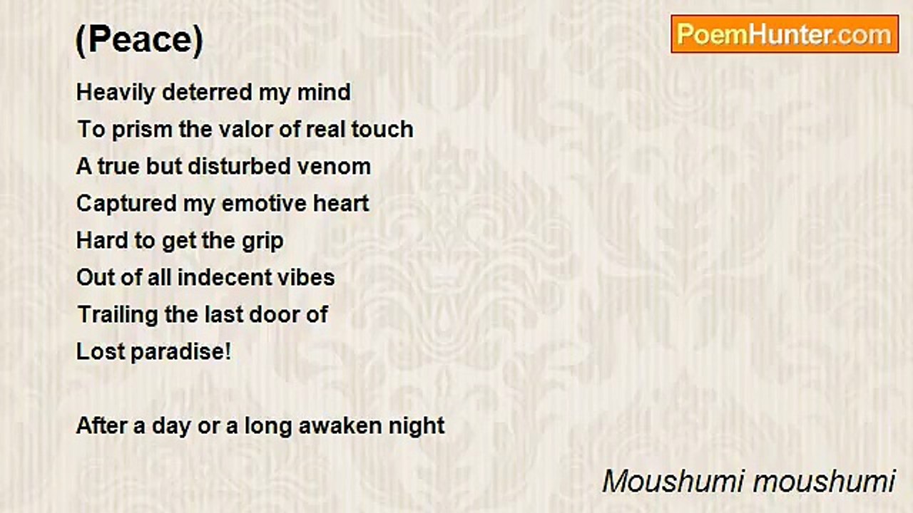 Moushumi moushumi - (Peace)