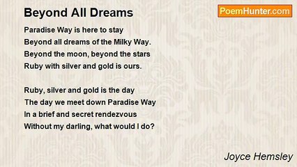 Joyce Hemsley - Beyond All Dreams