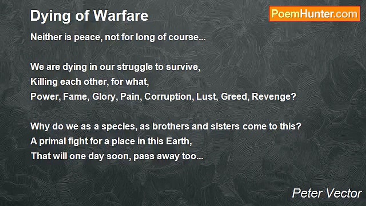 Peter Vector - Dying of Warfare