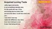David Thomas - Acquired Loving Taste