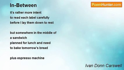 Ivan Donn Carswell - In-Between