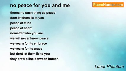 Lunar Phantom - no peace for you and me