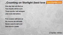 Charles Wiles - ..Counting on Starlight (best love poems)