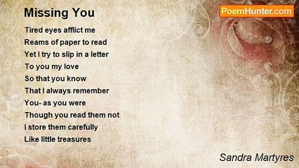 Sandra Martyres - Missing You