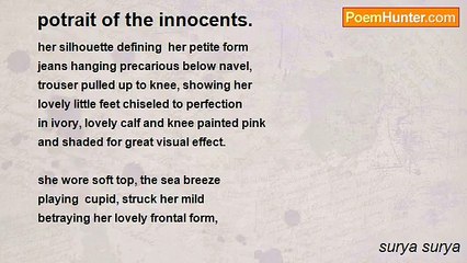 surya surya - potrait of the innocents.