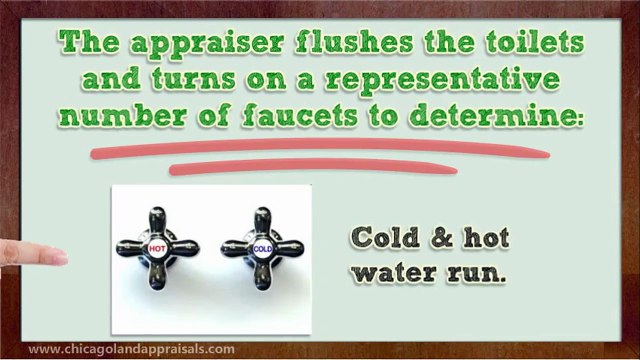 Chicago Appraiser - FHA Appraisal - Plumbing System - 773.800.0269