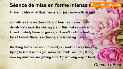 Gomer LePoet - Séance de mise en forme intense (Intense Workout)