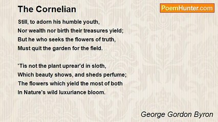 George Gordon Byron - The Cornelian