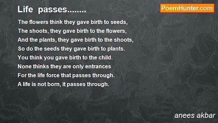 anees akbar - Life  passes........