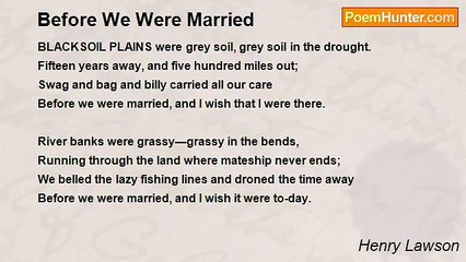 Henry Lawson - Before We Were Married
