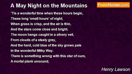 Henry Lawson - A May Night on the Mountains