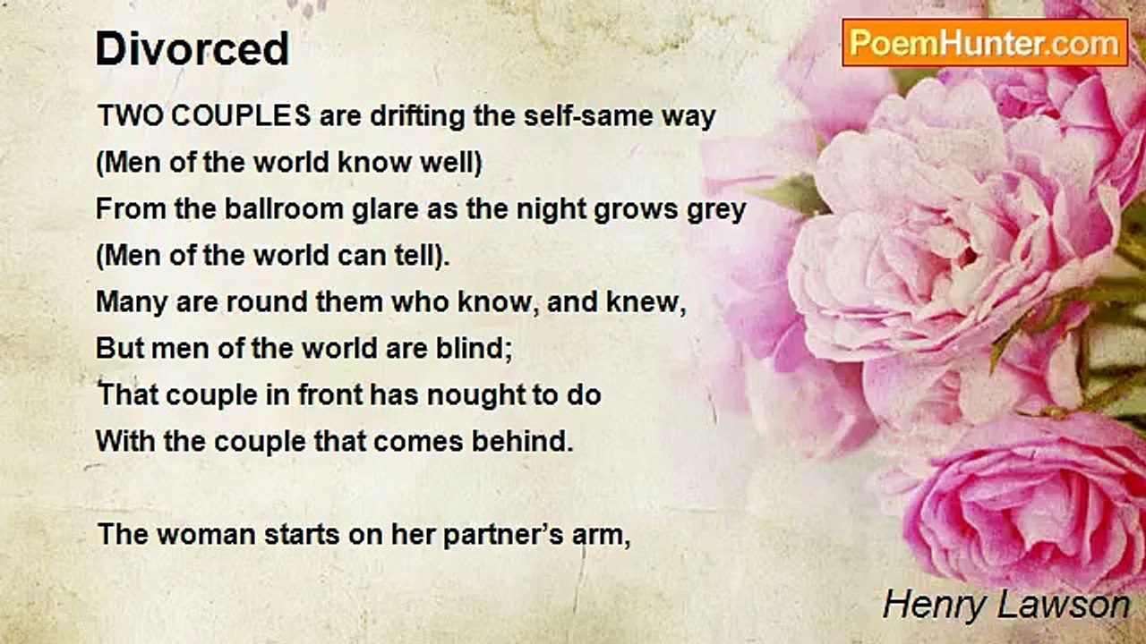 Henry Lawson - Divorced