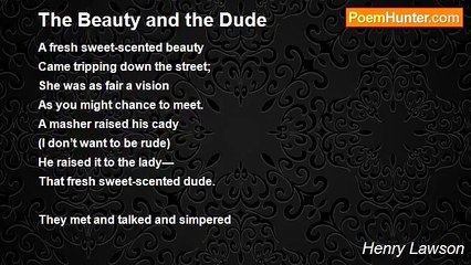 Henry Lawson - The Beauty and the Dude
