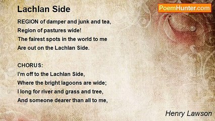 Henry Lawson - Lachlan Side