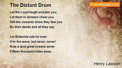 Henry Lawson - The Distant Drum