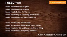 Keith Anastase KAMOSSO - I NEED YOU