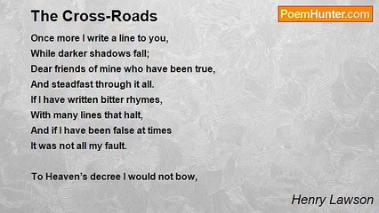Henry Lawson - The Cross-Roads