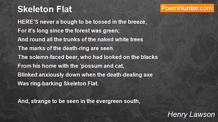 Henry Lawson - Skeleton Flat