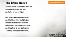 Edgar Allan Poe - The Bridal Ballad