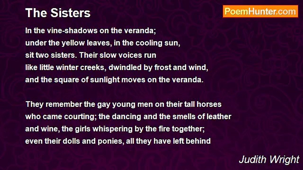 Judith Wright - The Sisters