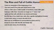 Caitlin Hancock - The Rise and Fall of Caitlin Hancock