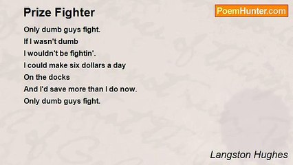 Langston Hughes - Prize Fighter