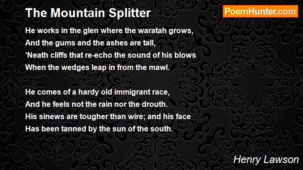 Henry Lawson - The Mountain Splitter