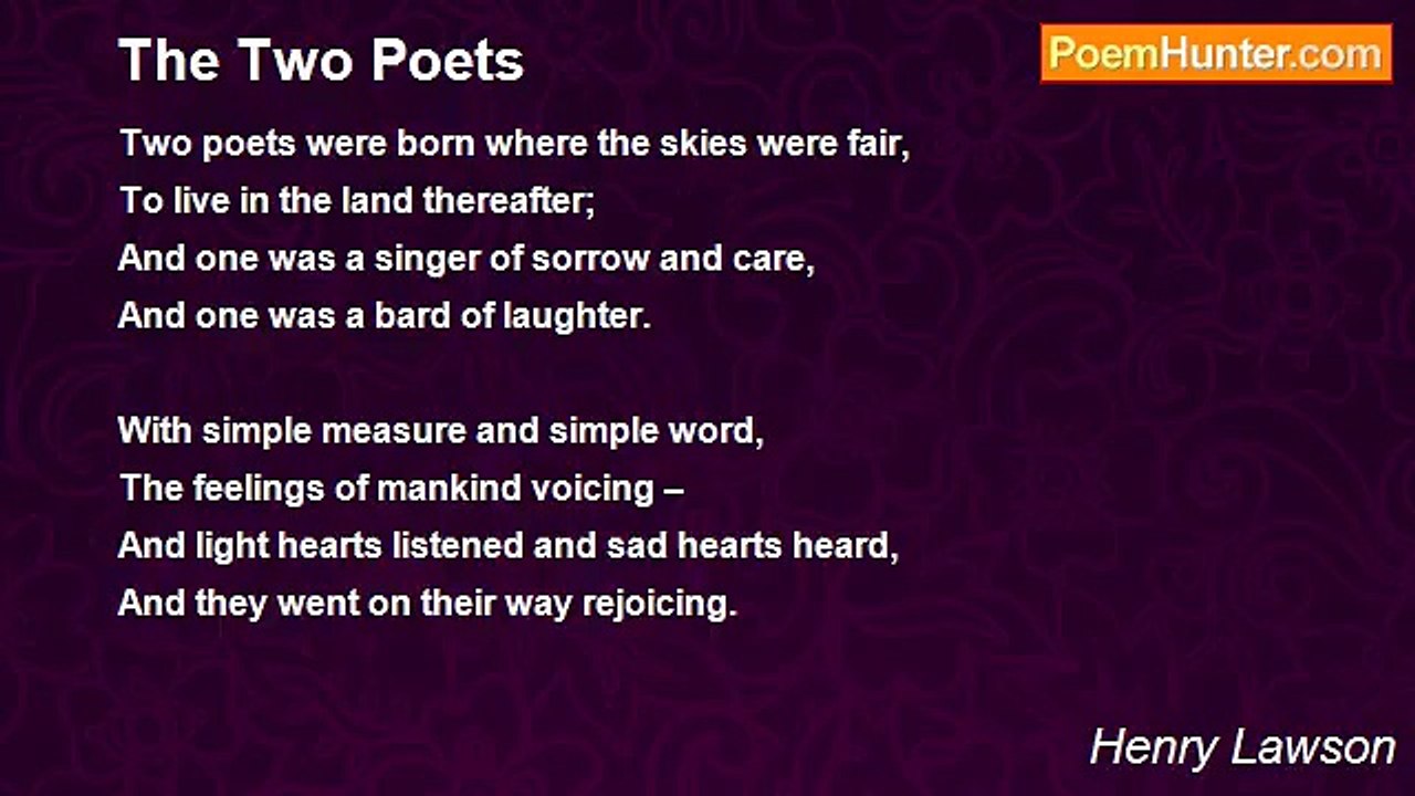 Henry Lawson - The Two Poets
