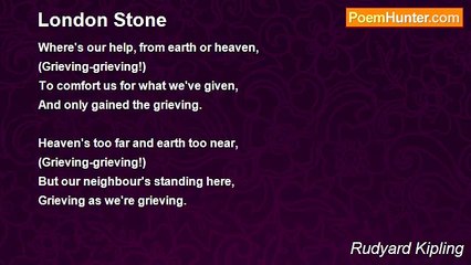 Rudyard Kipling - London Stone