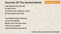 Carlos Drummond de Andrade - Souvenir Of The Ancient World