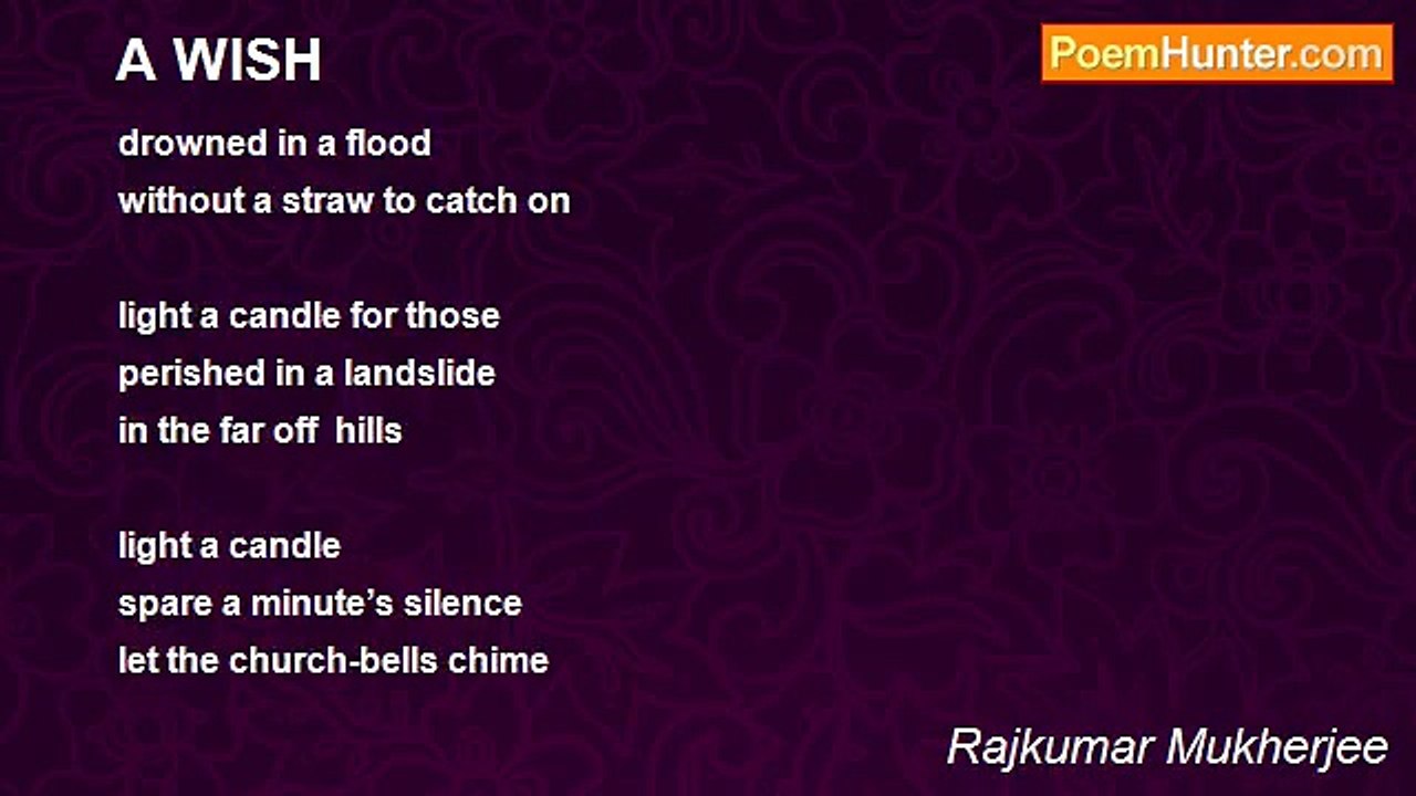 Rajkumar Mukherjee - A WISH