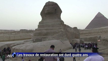 L'Egypte s'apprête à ouvrir l'esplanade restaurée du Sphinx