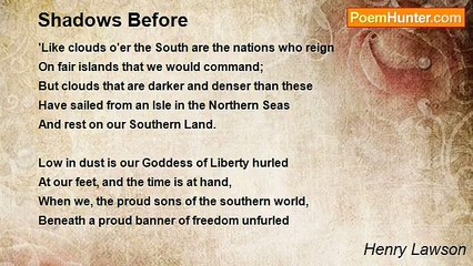 Henry Lawson - Shadows Before