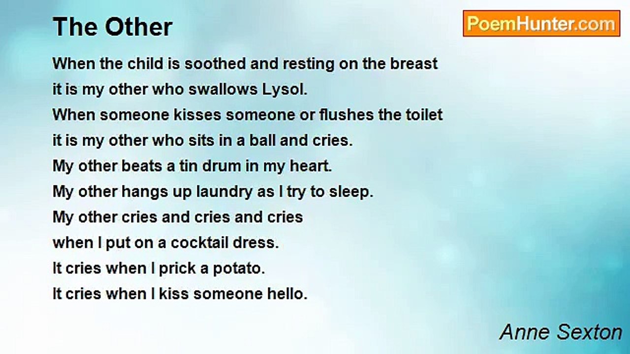 Anne Sexton - The Other