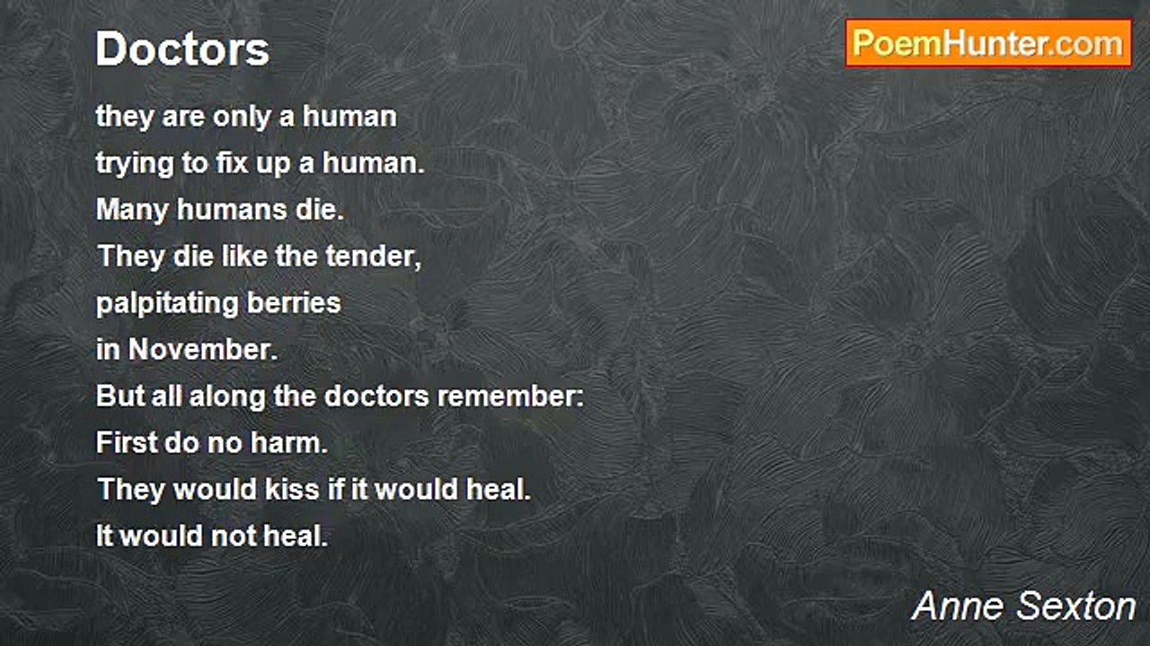 Anne Sexton - Doctors