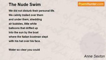Anne Sexton - The Nude Swim