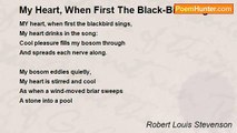 Robert Louis Stevenson - My Heart, When First The Black-Bird Sings